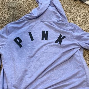 Pink zip sweatshirt